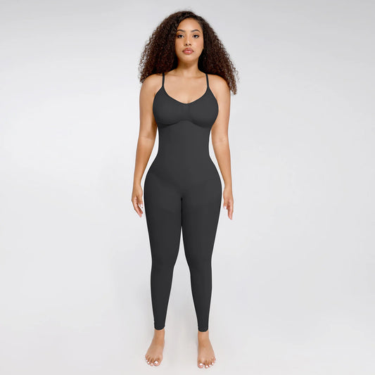 HEXIN Women Seamless Long Length Body Shaper with Breast Support