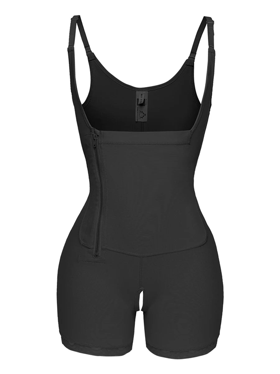 Full Body Shapewear Open-Bust Waist Trainer Corset Slimming Bodysuit