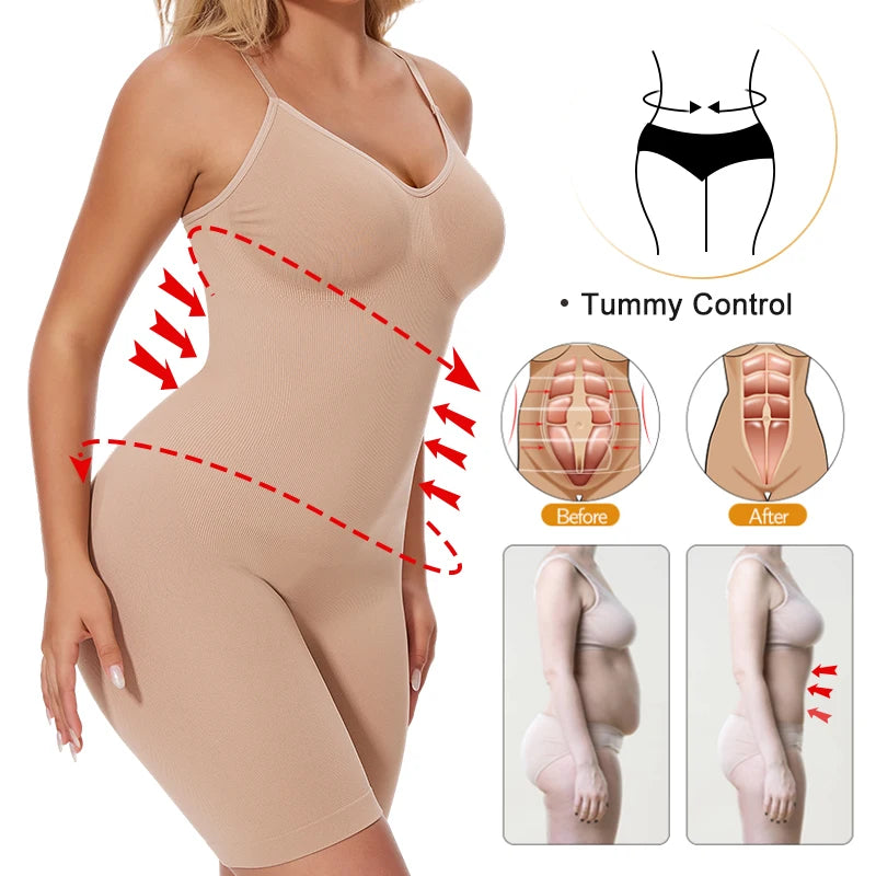 Shapewear Bodysuit for Women Tummy Control Full Body Shaper