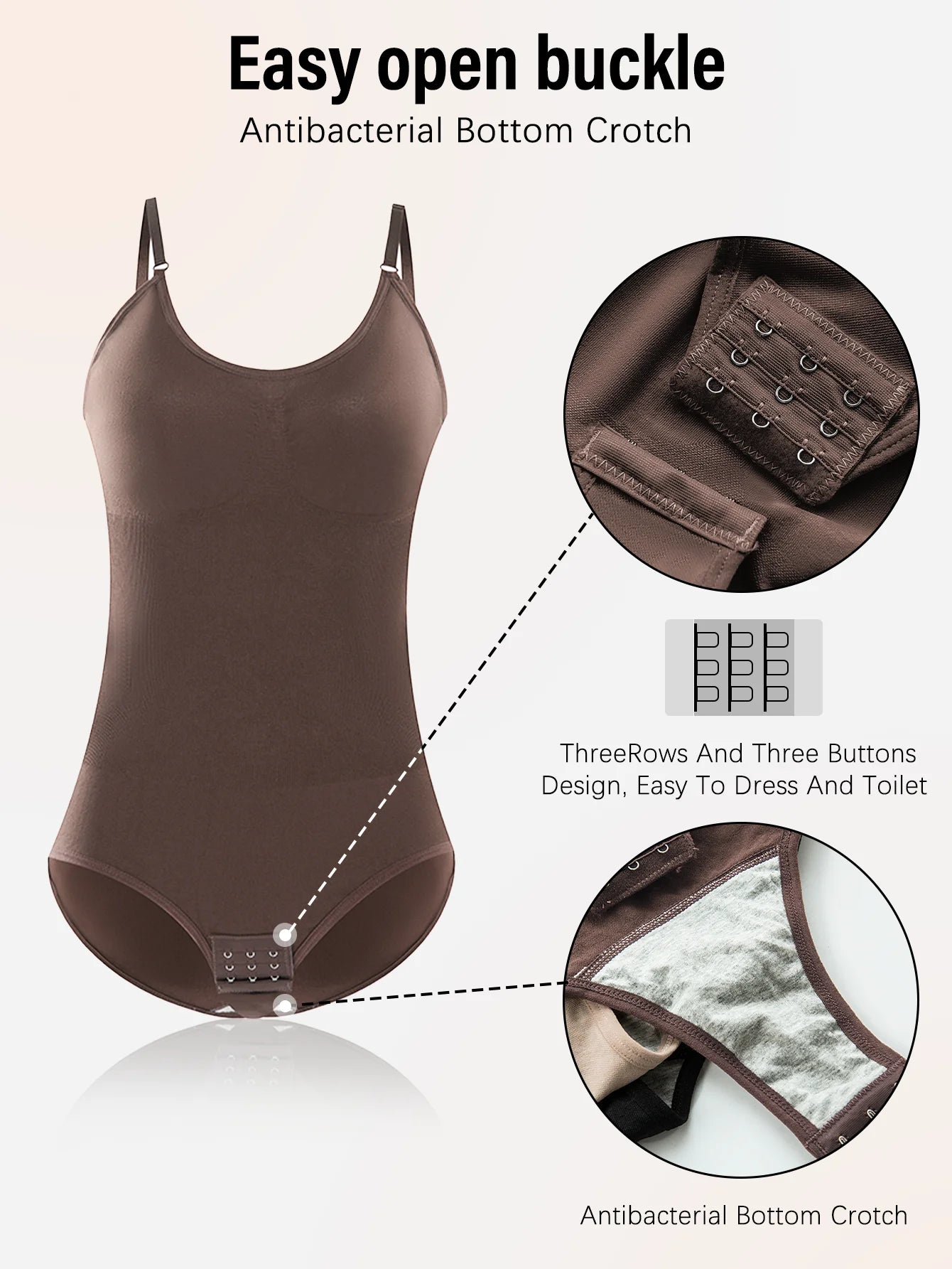 Women's Sexy Seamless Shapewear Butt Lifter Full Body Shaper