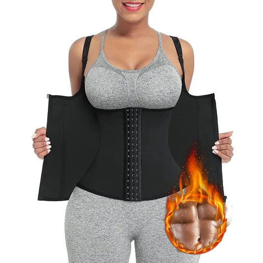 Sweat Waist Trainer Vest Slimming Corset Body Shaper Sauna Suit Compression Shirt