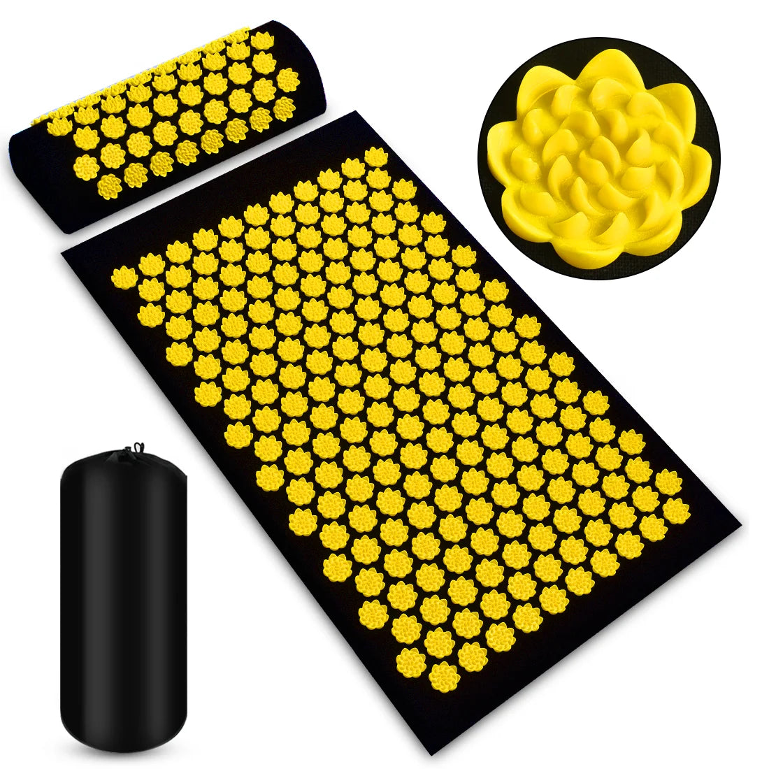 Shakti Acupressure Massage Mat for Stress and Pain Relief