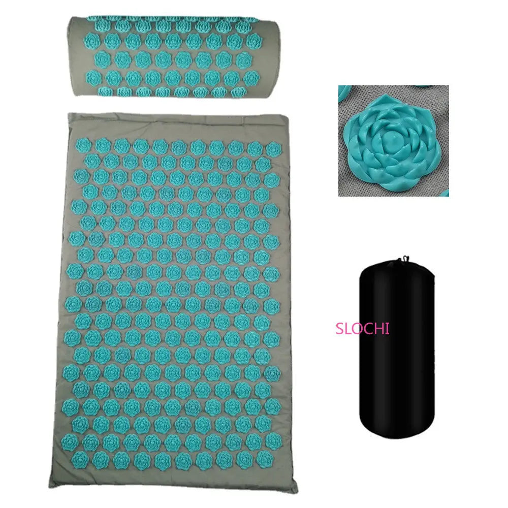Shakti Acupressure Massage Mat for Stress and Pain Relief