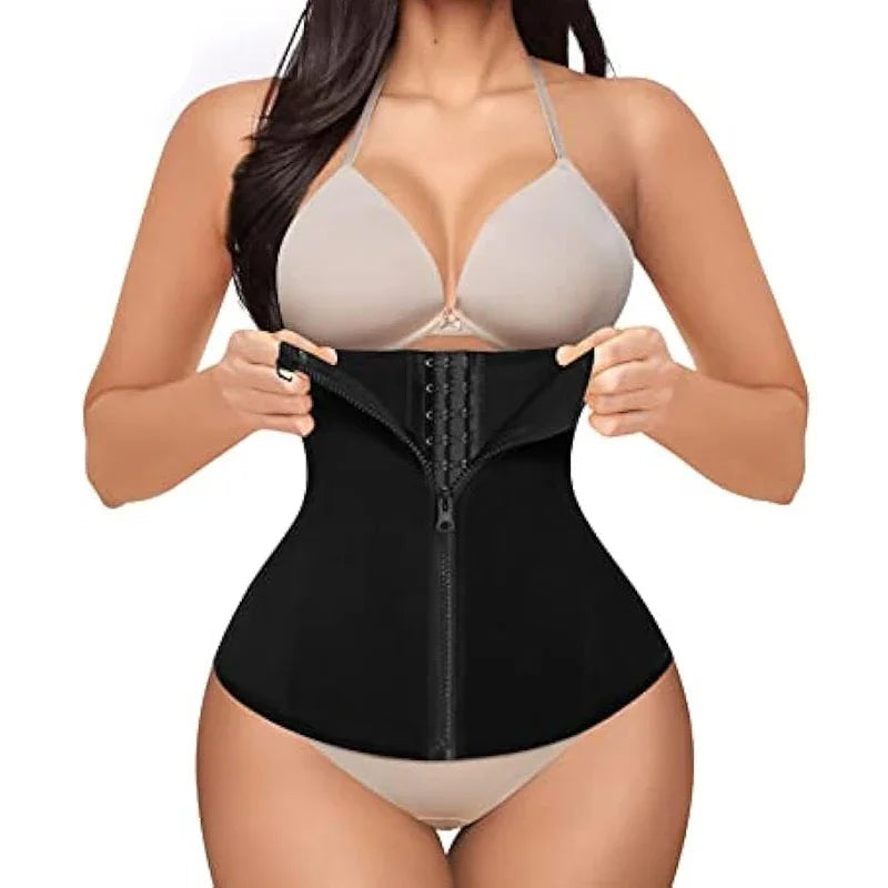 Qtree Waist Trainer Corset Belly Cincher for Women Tummy Control Shapewear