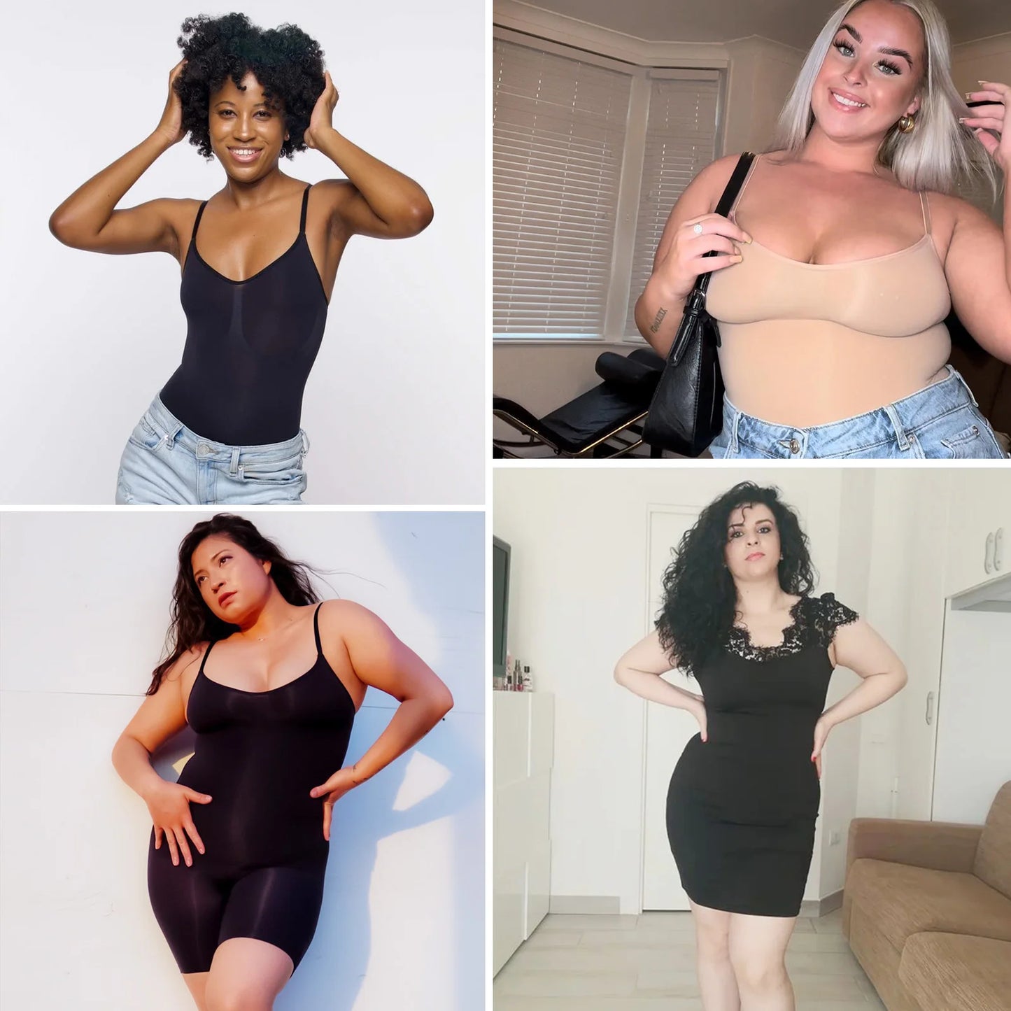 Colombianas Seamless Sculpting Bodysuit Push Up Butt Lifter Thigh Slimmer