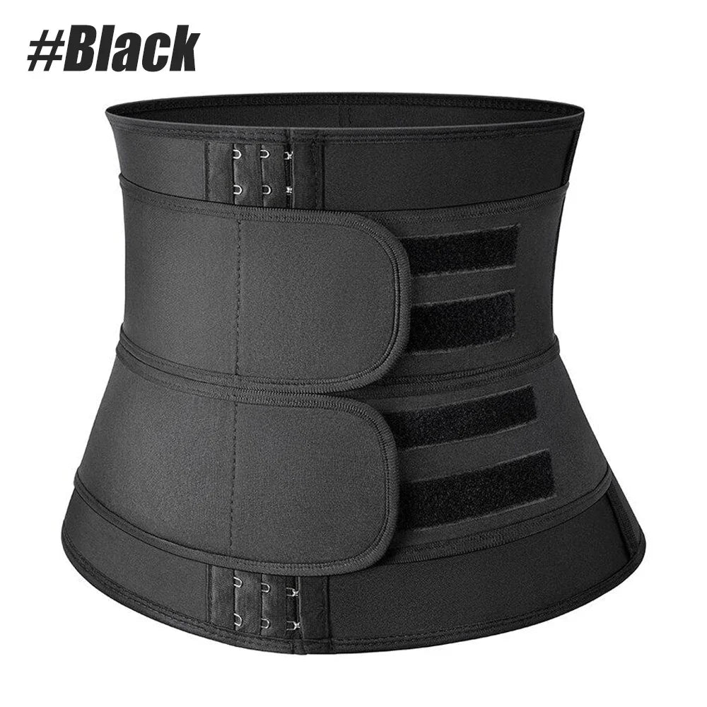 GENGGAO Waist Trainer Corset Neoprene Sauna Sweat Trimmer Belt for Men and Women