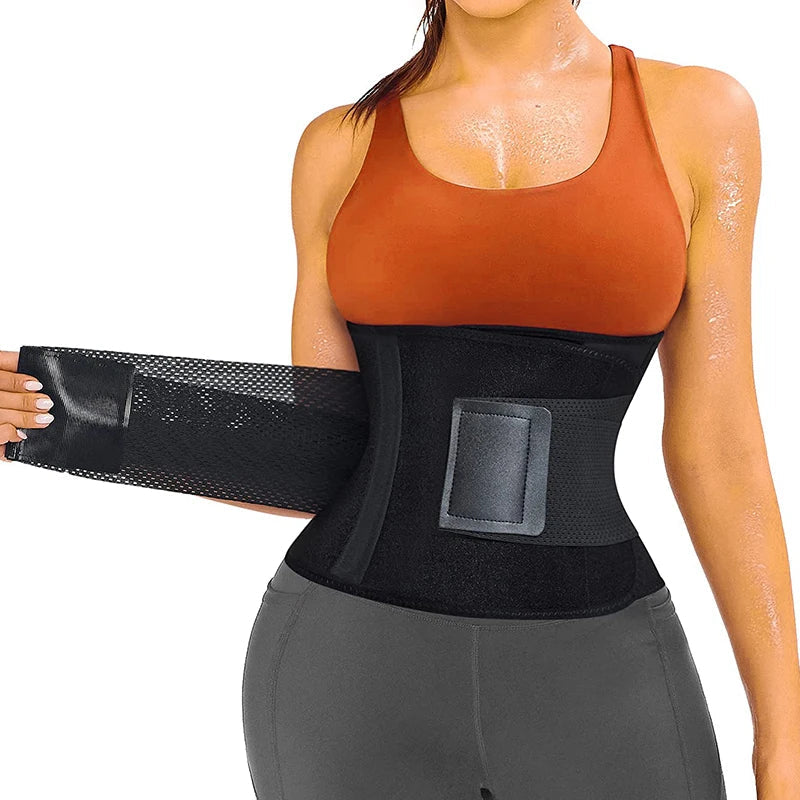 Waist Trainer for Women Back Support Sweat Wrap Weight Loss Body Shaper