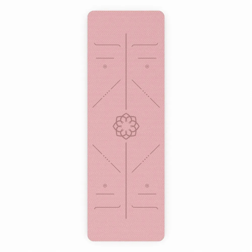 Eco-Friendly Non-Slip Yoga Mat for Women with Carry Strap