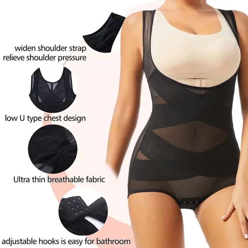 Women’s Bodysuit Briefs Full Body Shaper Underwear