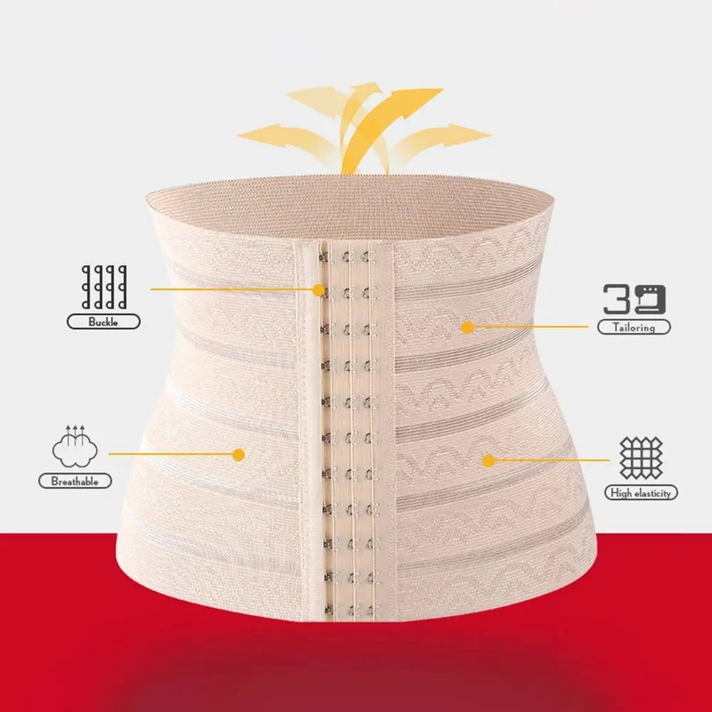 Women Cincher Body Shaper Postpartum Waist Slimming Belt Corset Trainer