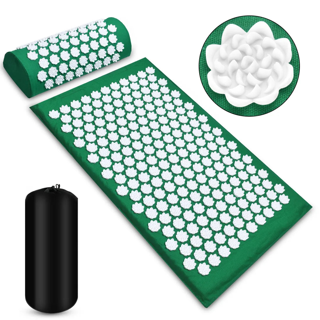Shakti Acupressure Massage Mat for Stress and Pain Relief