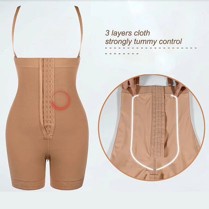 HEXIN Full Body Shaper Seamless Waist Trainer Postpartum Recovery Shapewear