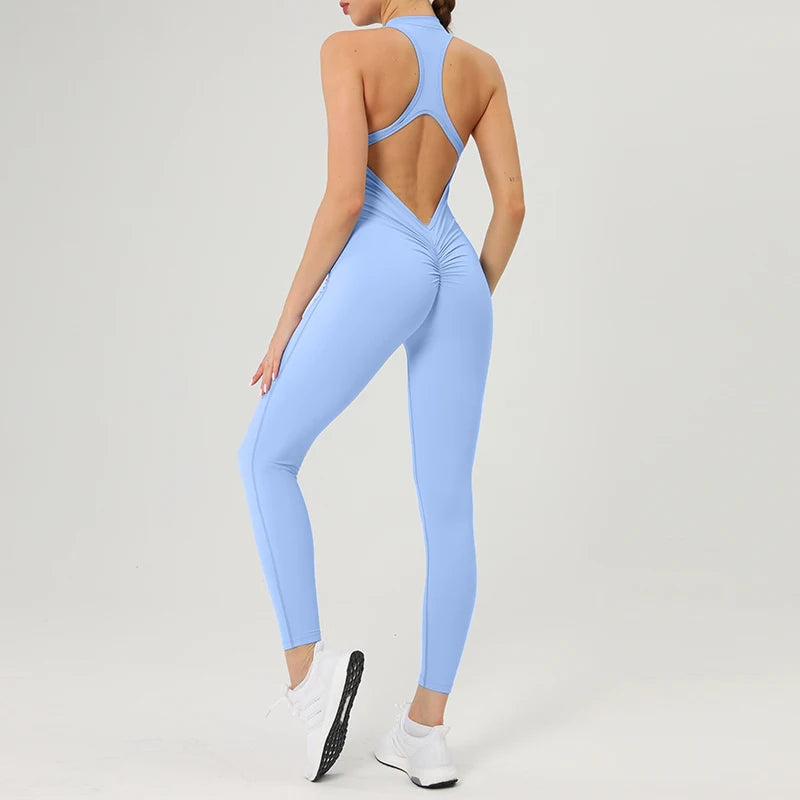 Fitness Short Sets with Zipper for Yoga and Workout