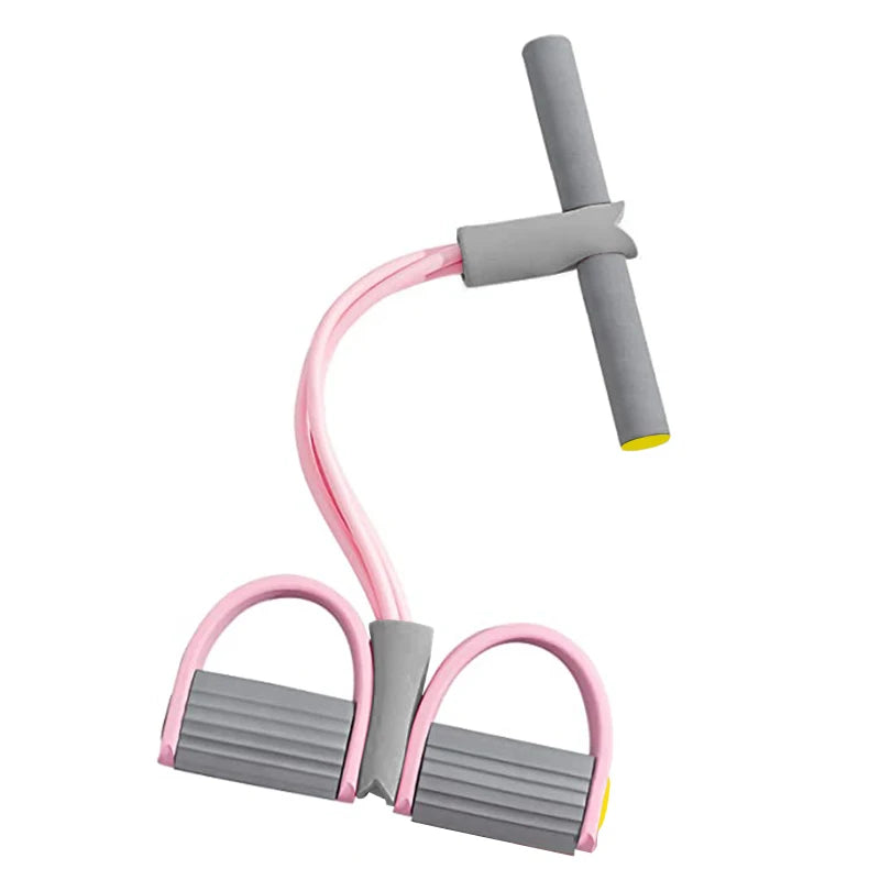 4-Tube Yoga Pedal Puller Resistance Band for Full-Body Training