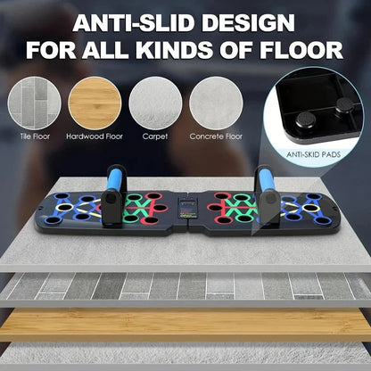 Automatic Count Push-Up Board for Strength Training and Home Workouts