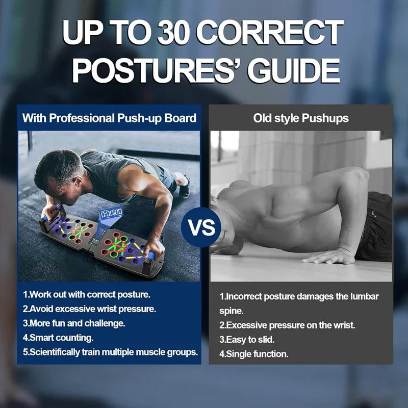 Automatic Count Push-Up Board for Strength Training and Home Workouts