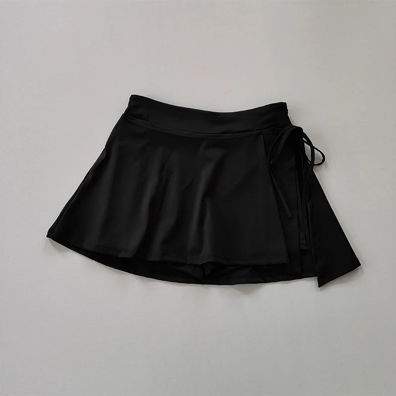 Sports Yoga Skirt with Pocket and Side Split for Active Women