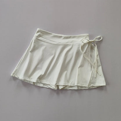 Sports Yoga Skirt with Pocket and Side Split for Active Women